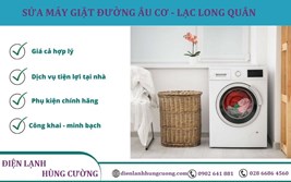 Sửa Máy Giặt Đường Âu Cơ Quận Tân Phú