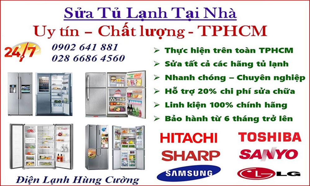 Dịch vụ sửa tủ lạnh tại nhà