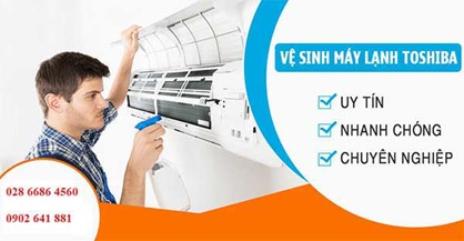 Vệ sinh máy lạnh Toshiba