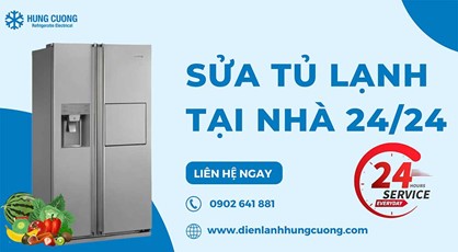 Sửa tủ lạnh tại nhà 24/24