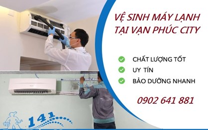 Vệ Sinh Máy Lạnh Tại Vạn Phúc City