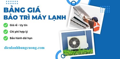 Bảng Giá Sửa Máy Lạnh Mới Nhất 2025 – Minh Bạch, Chi Tiết, Có Bảo Hành