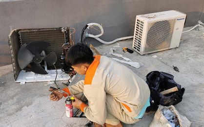 Dịch vụ sửa máy lạnh phường Rạch Dừa