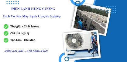 Dịch vụ sửa máy lạnh xã Tân Nhựt