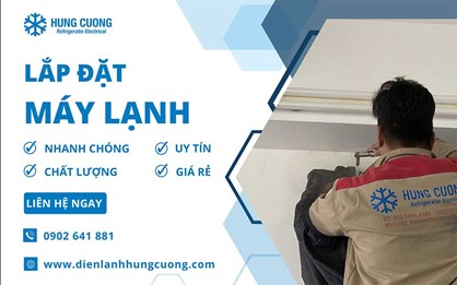 Dịch vụ lắp máy lạnh phường Bình Tây