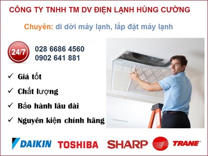Dịch vụ lắp máy lạnh phường Bình Tiên