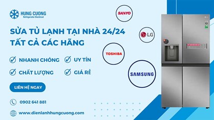 Dịch vụ sửa tủ lạnh phường Trung Mỹ Tây