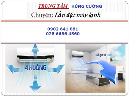 Dịch vụ lắp máy lạnh phường Bình Thạnh