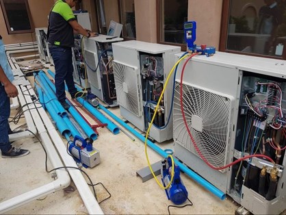 Bơm gas máy lạnh phường Chợ Quán