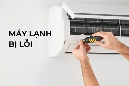 Máy lạnh báo lỗi sau khi dời chỗ, lắp lại