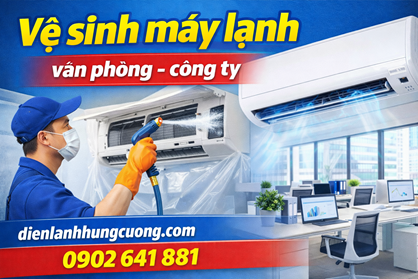 Vệ Sinh Máy Lạnh Văn Phòng – Công Ty