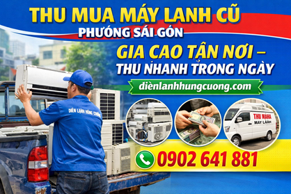 Thu Mua Máy Lạnh Cũ Phường Sài Gòn