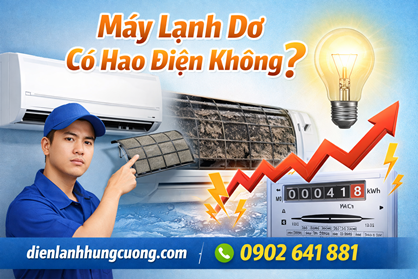 Máy Lạnh Dơ Có Hao Điện Không?
