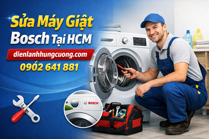 Sửa Máy Giặt Bosch Tại HCM