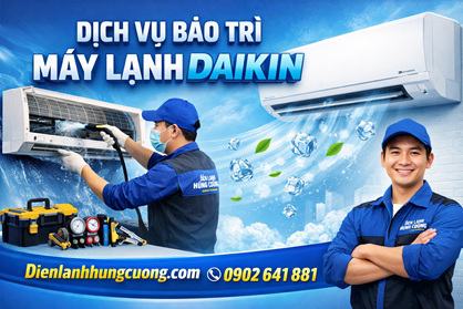 Dịch Vụ Bảo Trì Máy Lạnh Daikin