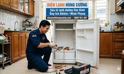 Sửa Tủ Lạnh Đường Hòa Bình – Ông Ích Khiêm – Minh Phụng