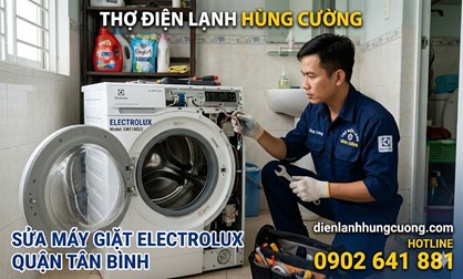 Dịch Vụ Sửa Máy Giặt Electrolux Quận Tân Bình