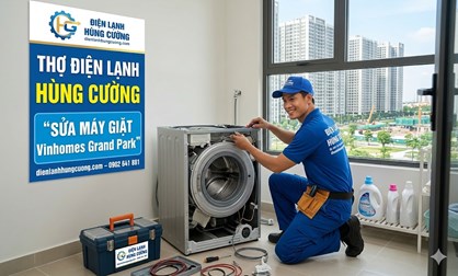 Sửa Máy Giặt Tại Sala & Vinhomes Grand Park