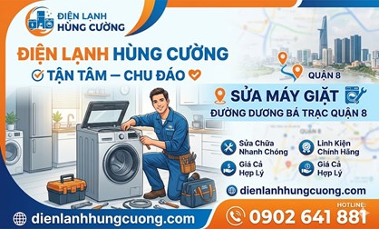 Sửa Máy Giặt Đường Dương Bá Trạc Quận 8