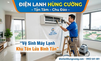 Vệ Sinh Máy Lạnh Khu Tên Lửa Bình Tân