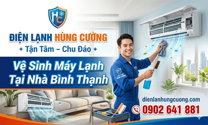 Vệ Sinh Máy Lạnh Tại Nhà Quận Bình Thạnh