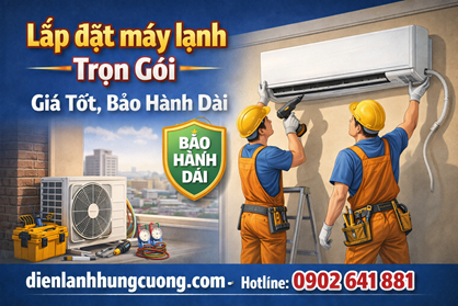 Lắp Máy Lạnh Chung Cư Tân Phú