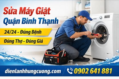 Sửa Máy Giặt Vinhomes Central Park Bình Thạnh