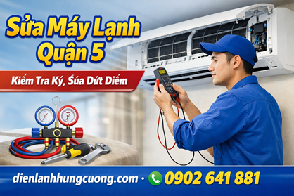 Sửa Máy Lạnh Chung Cư EverRich Infinity Quận 5