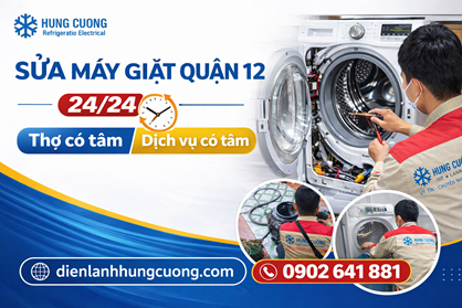 Sửa Máy Giặt Chung Cư Quận 12