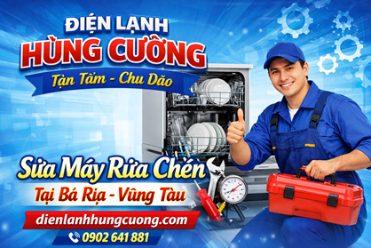 Sửa Máy Rửa Chén Tại Bà Rịa - Vũng Tàu