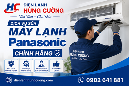 Sửa Máy Lạnh Panasonic Quận 10 - Có Mặt Sau 30 Phút!
