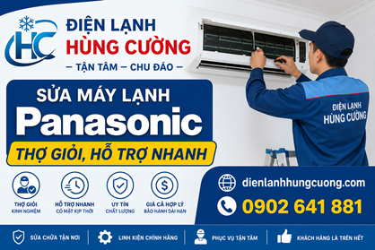 Sửa Máy Lạnh Panasonic Bình Tân – Giá Rẻ, Uy Tín