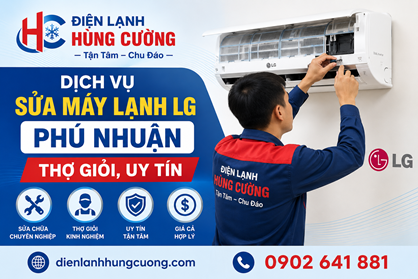 Dịch Vụ Sửa Máy Lạnh LG Phú Nhuận: Chuyên Nghiệp, Chu Đáo