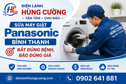 Sửa Máy Giặt Panasonic Bình Thạnh: Hỗ Trợ Nhanh, Xử Lý Triệt Để
