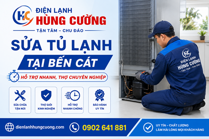 Sửa Tủ Lạnh Tại Bến Cát: Hỗ Trợ Nhanh, Thợ Chuyên Nghiệp