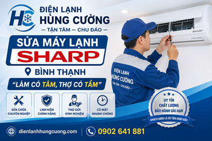 Sửa Máy Lạnh Sharp Bình Thạnh: Làm Có Tâm, Thợ Có Tầm