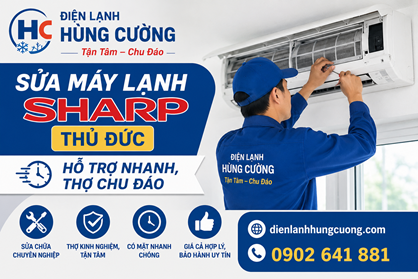 Sửa Máy Lạnh Sharp Thủ Đức: Thợ Có Tâm, Không Vẽ Bệnh