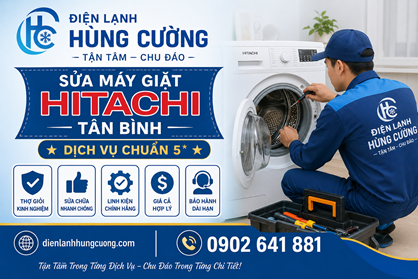 Sửa Máy Giặt Hitachi Tân Bình: Bắt Đúng Bệnh, Giá Đúng Tầm!