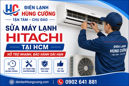 Sửa Máy Lạnh Hitachi Quận 7: Chuẩn Hãng, Giá Minh Bạch Đến Từng Đồng!
