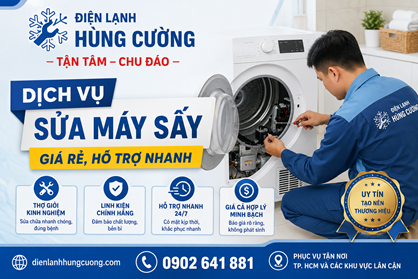 Dịch Vụ Sửa Máy Sấy Samsung: Thợ Giỏi, Tậm Tâm, Chu Đáo