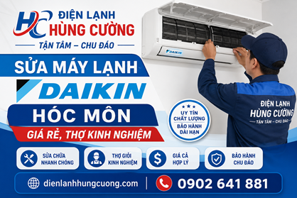 Sửa Máy Lạnh Daikin Tại Hóc Môn: Thợ Già Kinh Nghiệm, Giá Rẻ Tận Gốc!