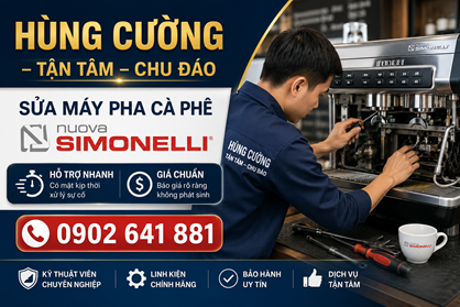 Sửa Máy Pha Cà Phê Nuova Simonelli – Hỗ Trợ Nhanh, Thợ Hãng