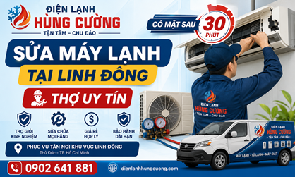 SỬA MÁY LẠNH TẠI LINH ĐÔNG - CÓ MẶT SAU 30P, THỢ UY TÍN