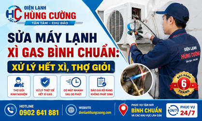 Sửa Máy Lạnh Xì Gas Bình Chuẩn: Xử Lý Hết Xì, Thợ Giỏi