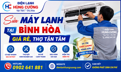 Sửa Máy Lạnh Tại Bình Hòa - Thuận An: Giá Rẻ, Thợ Tận Tâm  