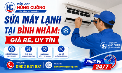 Sửa Máy Lạnh Tại Bình Nhâm, Thuận An: Giá Rẻ, Uy Tín