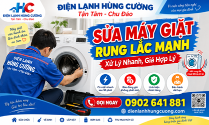 Sửa Máy Giặt Rung Lắc Mạnh: Xử Lý Nhanh, Giá Hợp Lý
