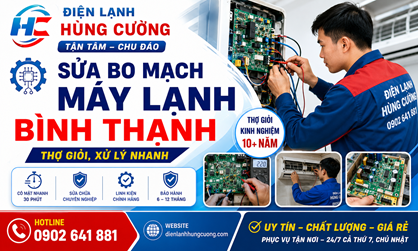 Sửa Bo Mạch Máy Lạnh Bình Thạnh: Làm Tử Tế, Tận Tâm