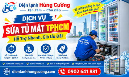 Dịch Vụ Sửa Tủ Mát TPHCM – Hỗ Trợ Nhanh, Giá Ưu Đãi