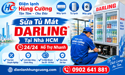 Sửa Tủ Mát Darling Tại Nhà HCM – Hỗ Trợ Nhanh 24/24
